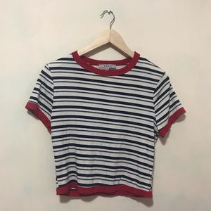 Stripped Crop Top